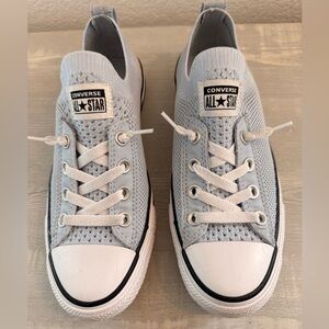 Converse Light Blue and White Sneakers